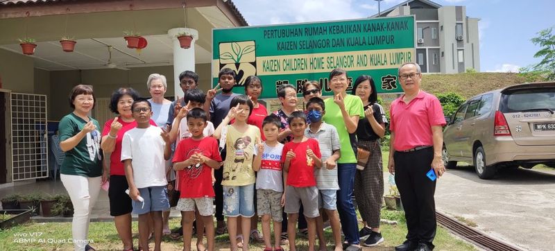 Visiting Kaizen Children Home, February 2023.