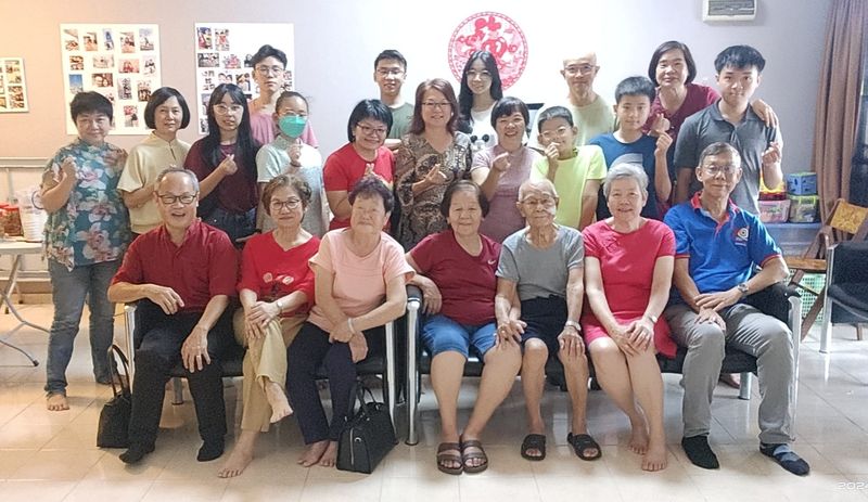 A fellowship gathering at Chinese New Year.